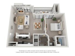Unit D0324 D0324 floor plan